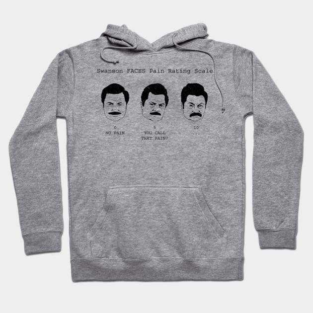 Swanson Pain Chart Hoodie by Migs